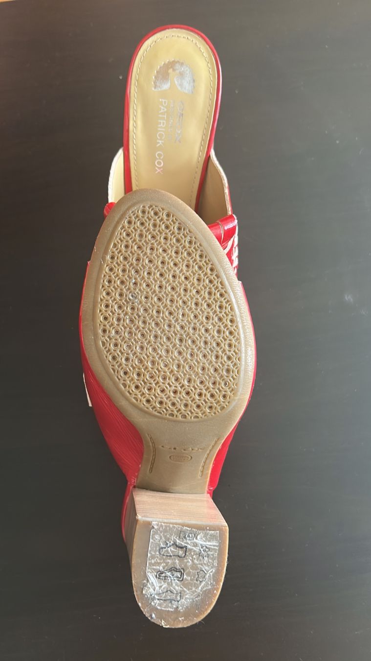 Geox Scarpe da donna: Sandales Geox Patrick Cox rouges taille 38 – Usato da Fribourg venduto da Ricardo_1.7 3