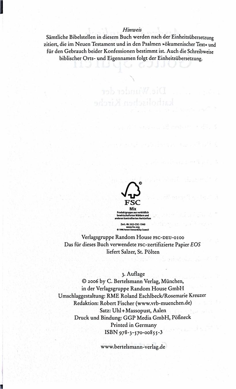 Libri: Englisch Andreas, Gottes Spuren – Nuovo (secondo la descrizione) da Sarnen venduto da Livres 3