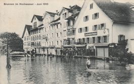 Brunnen Hochwasser 1910