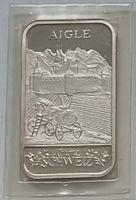 schöner 1 Silber-Unzen-Barren (31,1 Gramm)  AIGLE