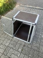 Hundetransportbox Aluminium Holz gebraucht