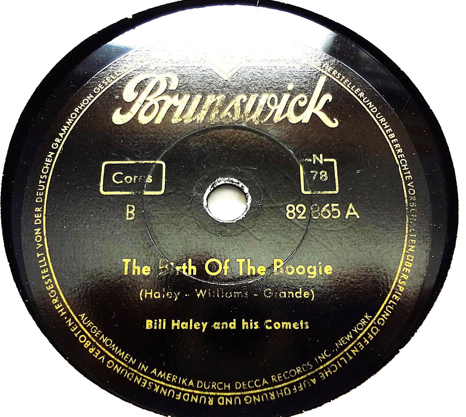 Dischi in vinile: Bill Haley, Rock'n'Roll Schellackplatte – Usato da Hemishofen venduto da Phonomandy 1