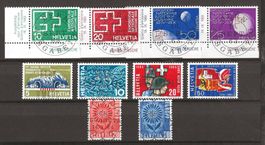 Ausgaben 1964 mit Ersttag Vollstempel, KP 125.--