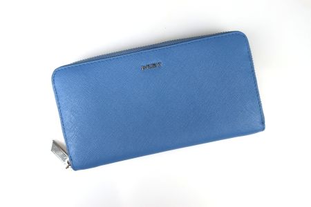 Blaues Portemonnaie von DKNY