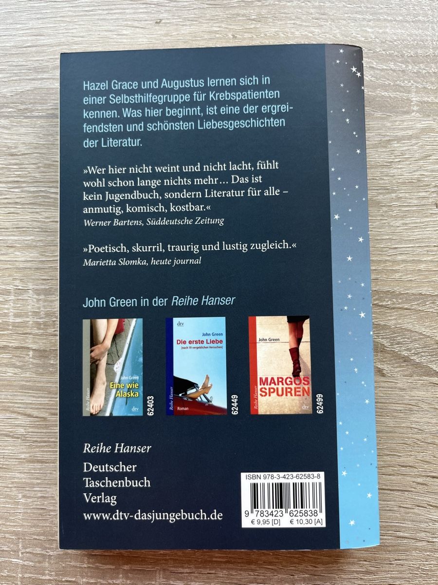 Libri: John Green - Das Schicksal ist ein mieser Verräter – Usato da Glarus venduto da Kathrin-1988 1