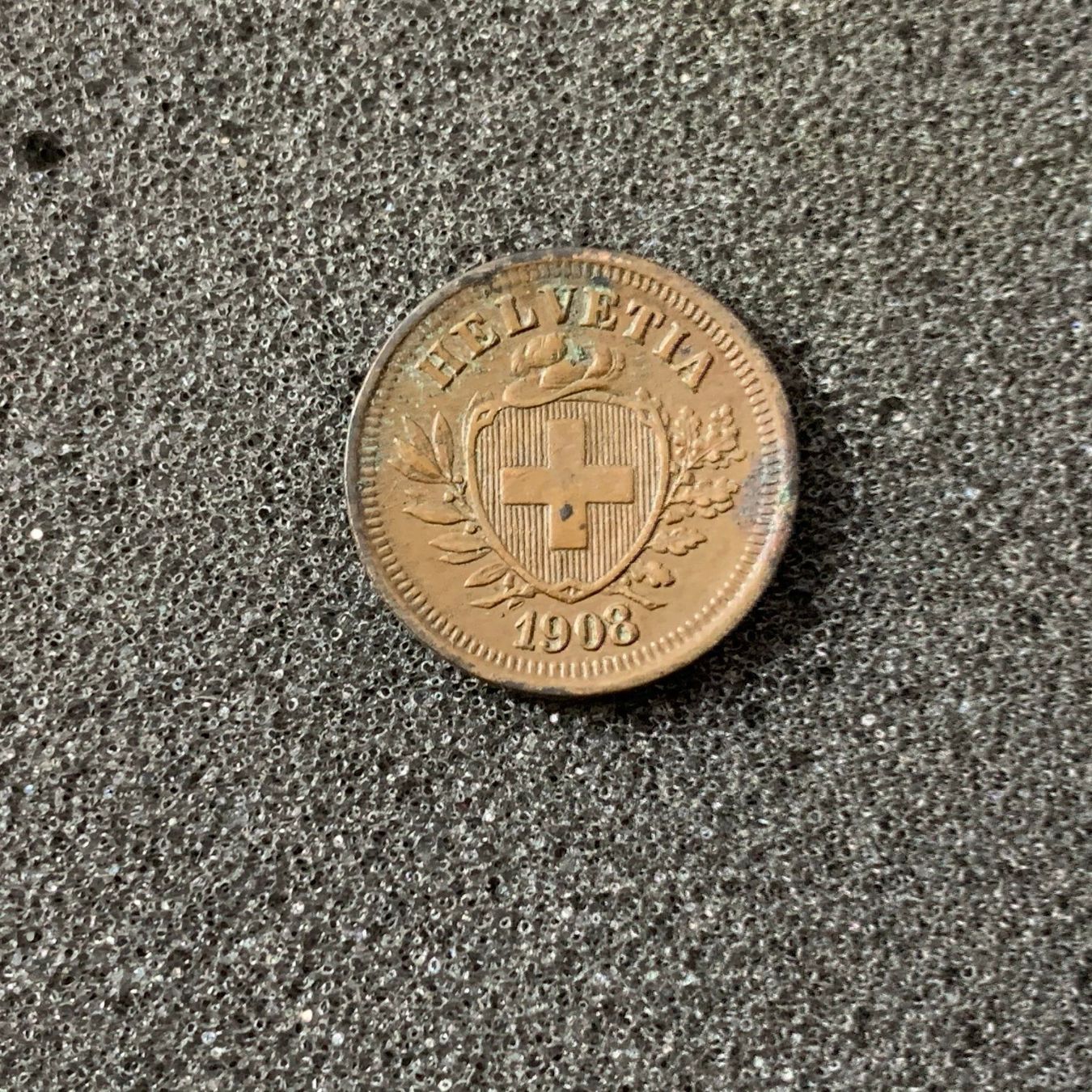 Tutti le monete: 1 Rappen 1908 (259) – Usato da Reitnau venduto da tb-muenzen
