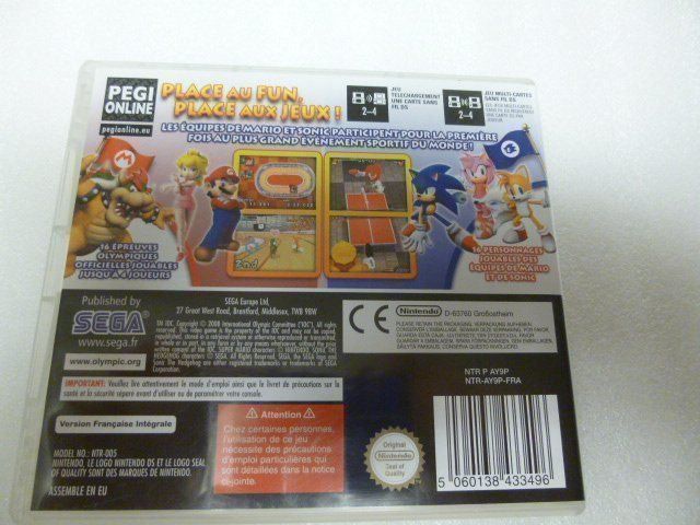 Nintendo Spiele: Mario & Sonic aux jeux olympiques - DS Nintendo – Gebraucht aus Pambio Noranco von Pol69 1