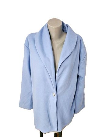 Mantel / Umhang / Cape - Oversize Gr. M blau