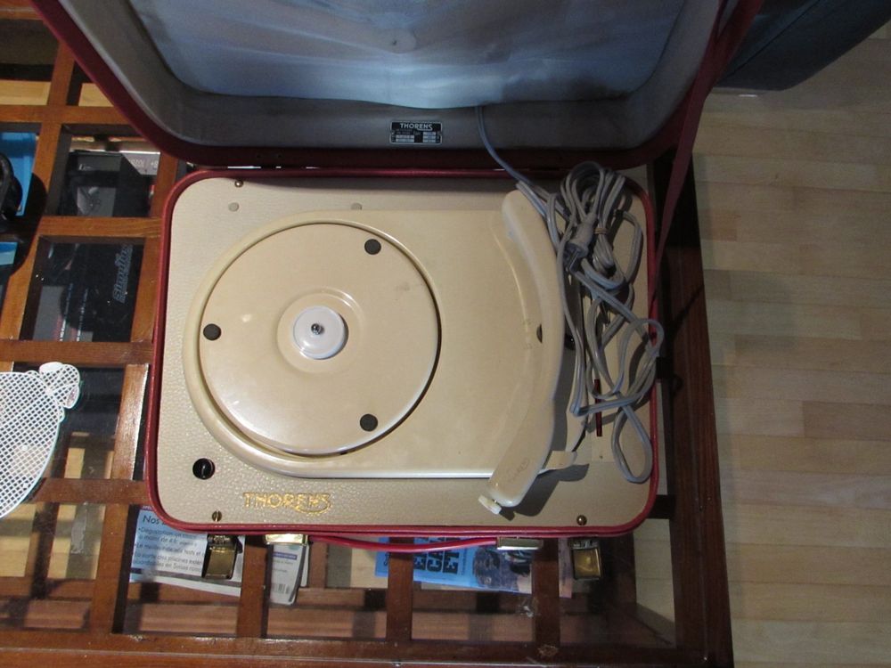 Tourne-disque Portatif Thorens TD184 En état De Marche - Valise Vintage, Occasion