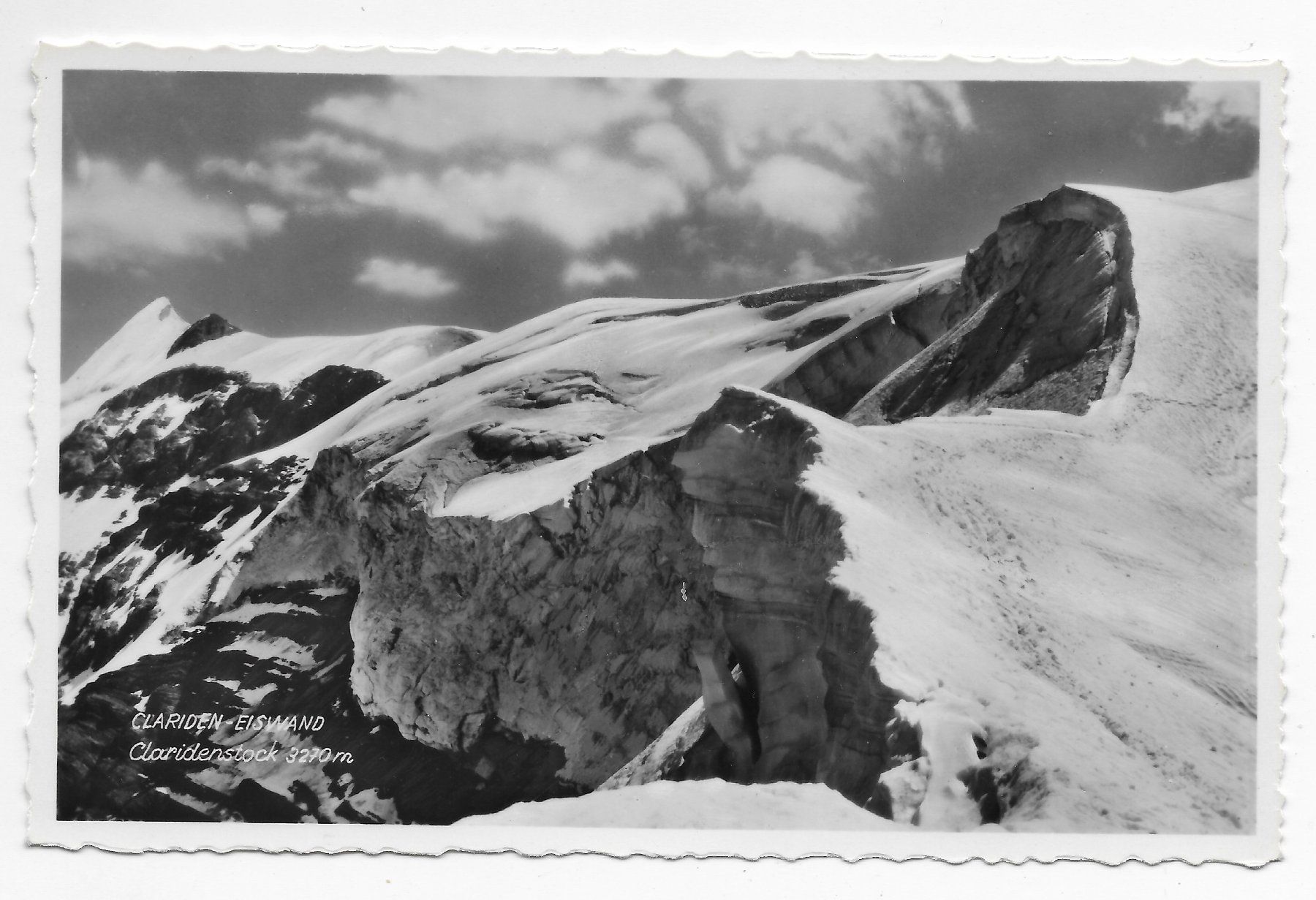Cartoline postali: Clariden Eiswand❄️ – Usato da Hefenhofen venduto da Richsalz