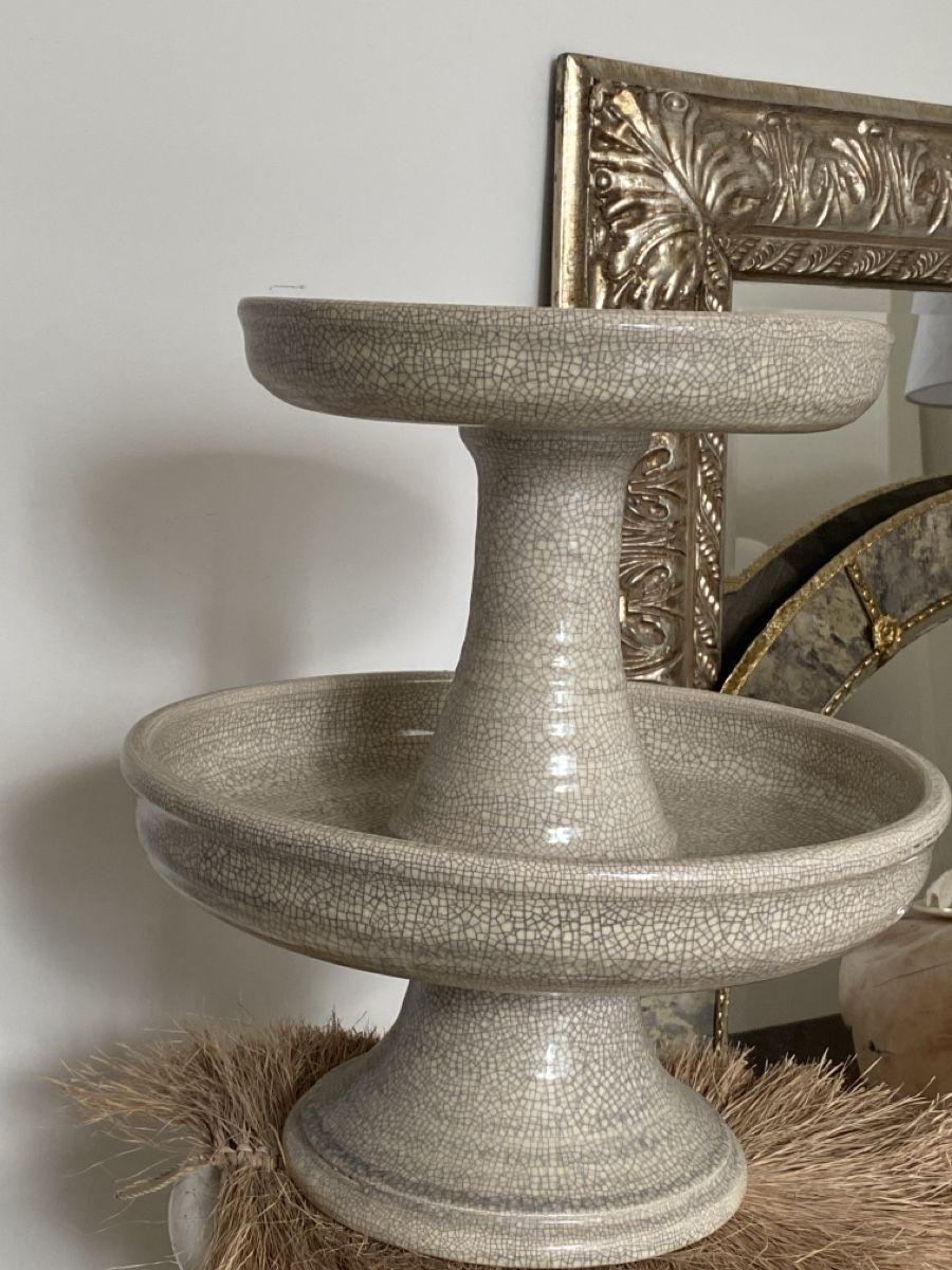 Piatti di portata: Etageren Keramik beige mit Craquele Effekt  – Usato da Niederglatt ZH venduto da neunzehn82 2