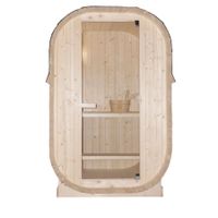 Traditionelle Sauna - Outdoor Fasssauna OVIEDO + Ofen 3,6kW