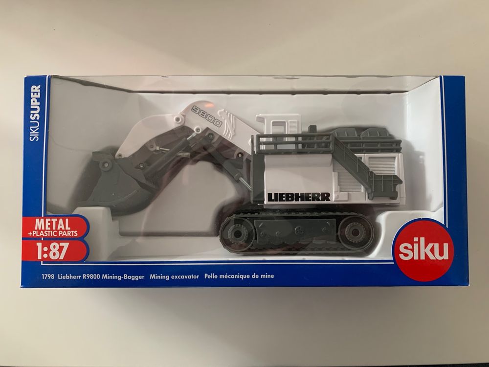 Siku 1798 - Liebherr R9800 mijnbouw graafmachine 1:87
