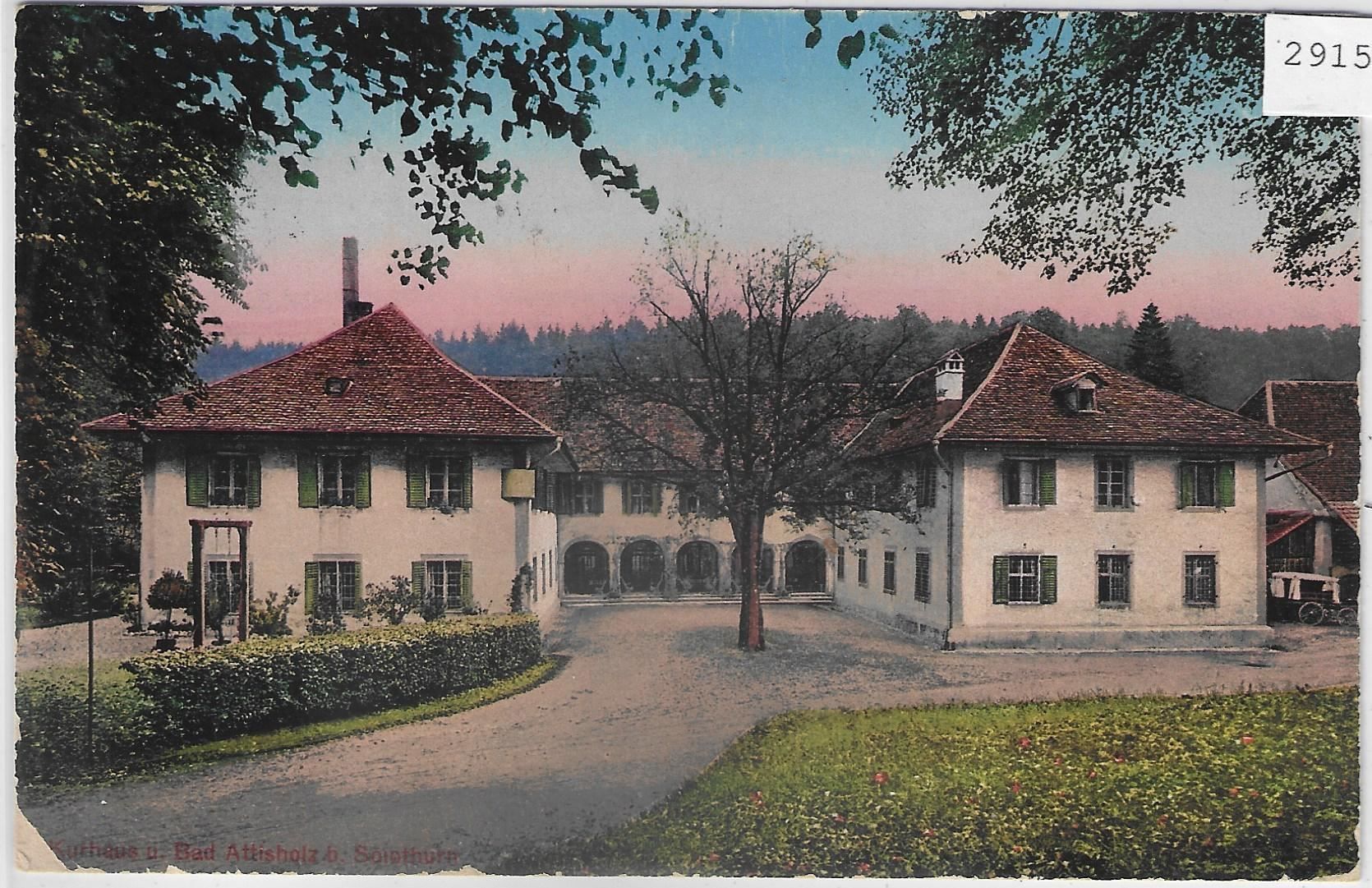 Cartoline postali: Kurhaus & Bad Attisholz b. Solothurn – Usato da Ettingen venduto da Kartenplanet