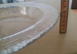 Schale aus Glas Hergiswiler