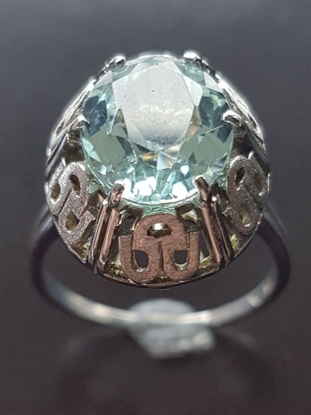 Anelli: Traumhafter rhodinierter Gelbgold Ring – Nuovo (secondo la descrizione) da Unterägeri venduto da Altgoldschmuck 4