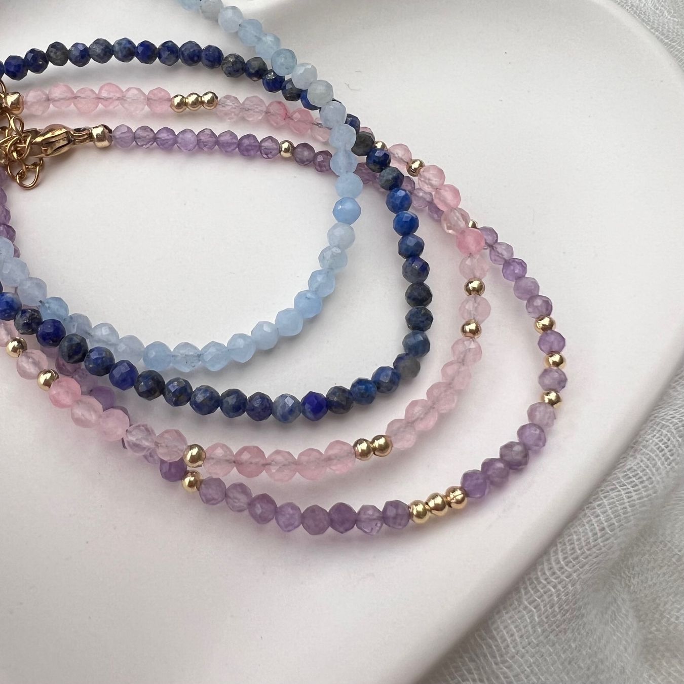 Bracciali & Braccialetti: Bracelet en améthyste - Amethyst Armband – Nuovo e nell'imballaggio originale da Pully venduto da sunaddict 2