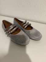 ASOS Ballerinas, Silber Glitzer, Grösse 39, Festlich ✨