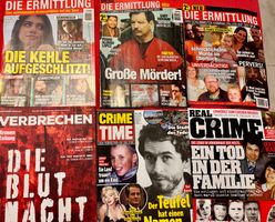 Krimi-Zeitschriften "Die Ermittlung" True Crime etc.