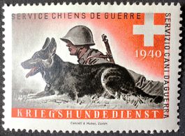 Soldatenmarke 2.WK, Kriegshunde Dienst, 1940, Wi Ver 8