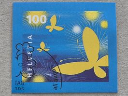 Schweiz 2005 – Glückwünsche / Schmetterlinge – ET