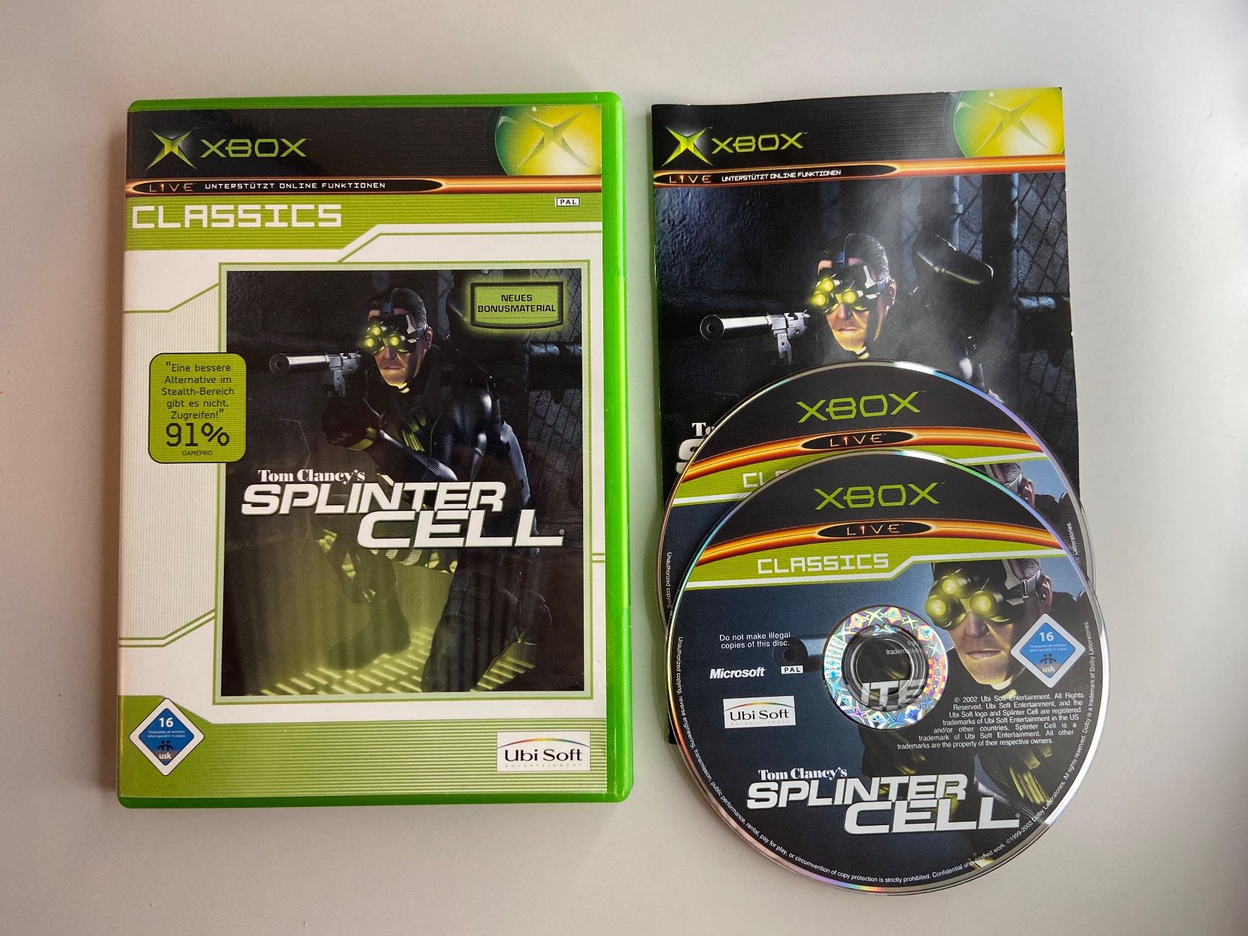 Microsoft Jeux: Tom Clancys Splinter Cell - Xbox – D'occasion à St.gallen par taduz