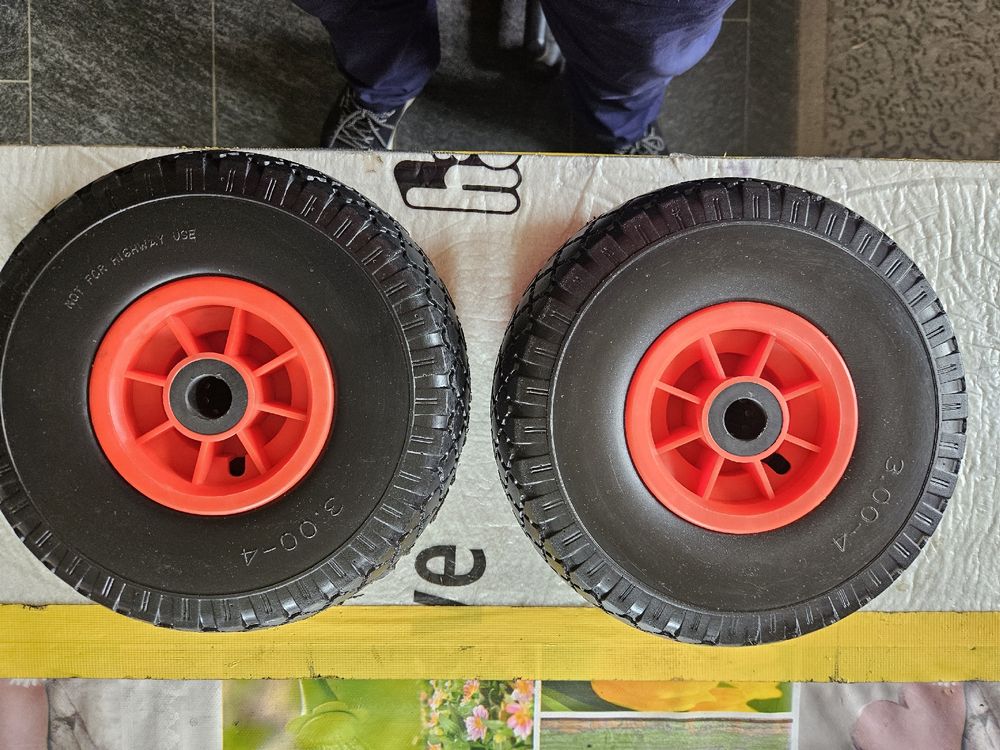 4 x FROSAL PU Rad Bollerwagen Bollerwagenrad Sackkarre Rad pannensicher 25mm 4 x FROSAL PU Rad Bollerwagen Bollerwagenrad Sackkarre Rad pannensicher 25mm