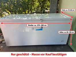 Grosse Scan Cool Gefriertruhe – Abholung in Aarau
