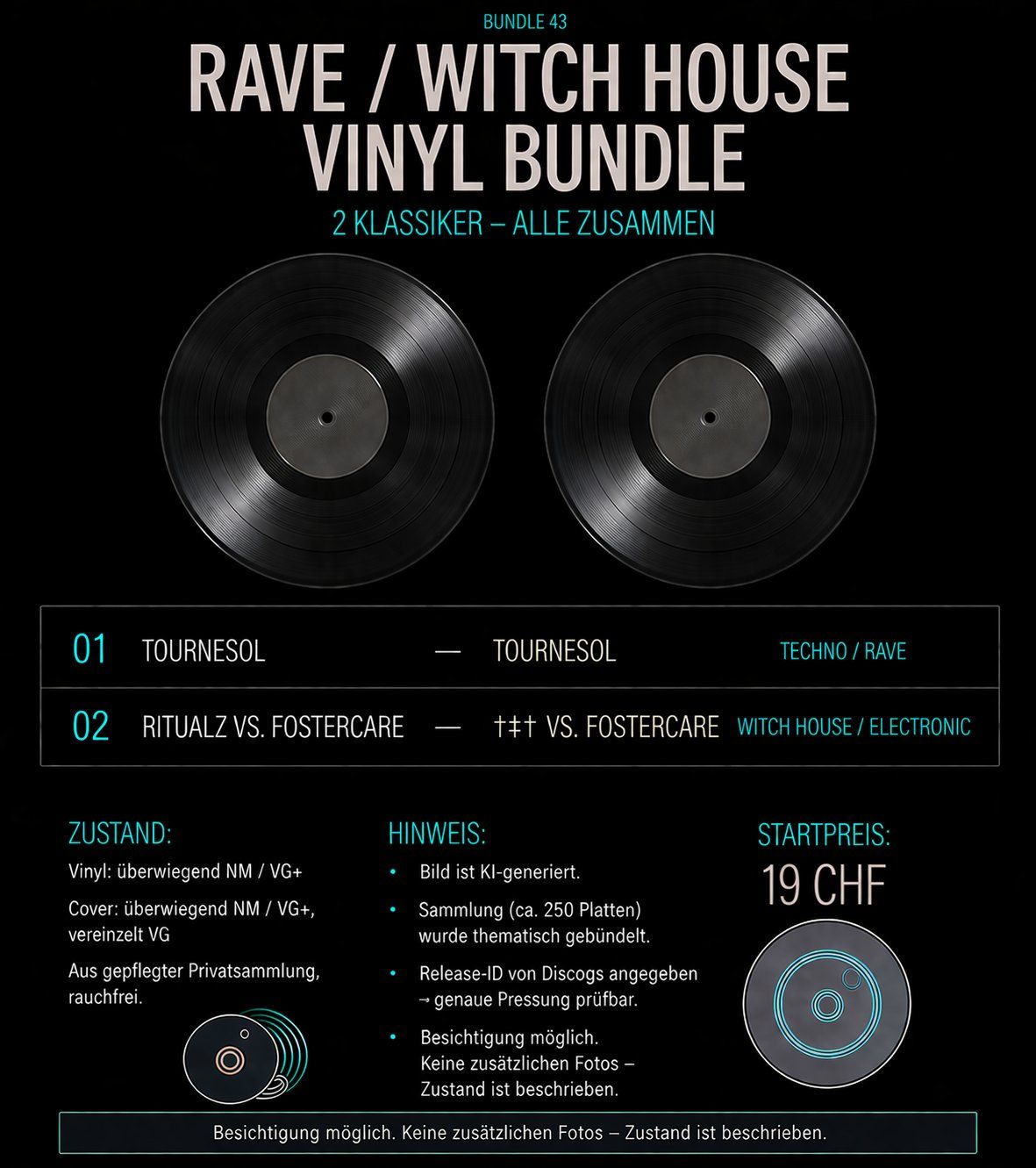 Dischi in vinile: Rave / Witch House Vinyl Bundle – Usato da Zürich venduto da DonDDR