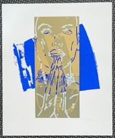 modernes Gesicht von Michaël Lucerne 1998     (ID b4756)