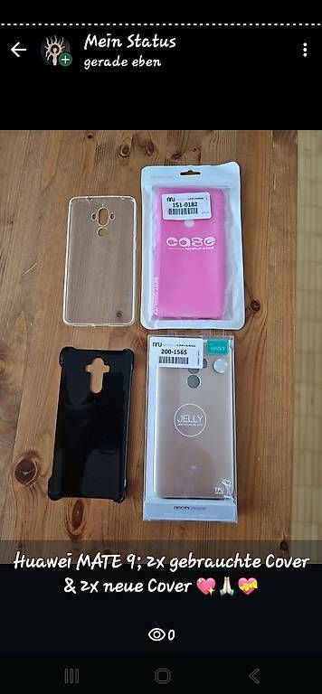 Telefoni cellulari / Smartphones: Huawei mate 9; 2x gebrauchte & 2 neue Cover  – Usato da Wittenbach venduto da Handfest