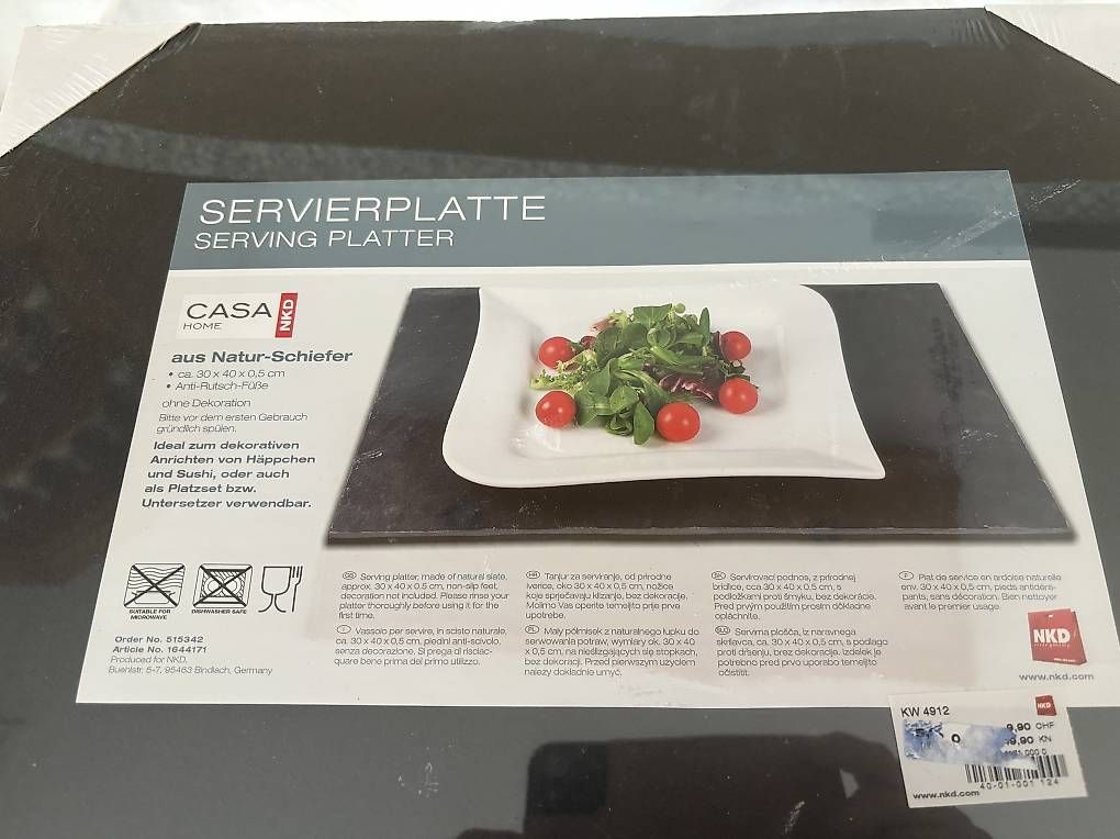 Piatti di portata: Schieferplatten Unterteller  – Usato da Wangenried venduto da bemja 1