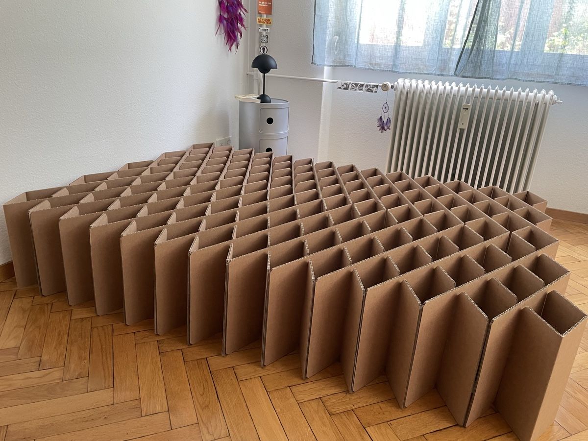 Letti: Kartonbett room in a box, 140x200cm – Usato da Zimmerwald venduto da fasiwa 2