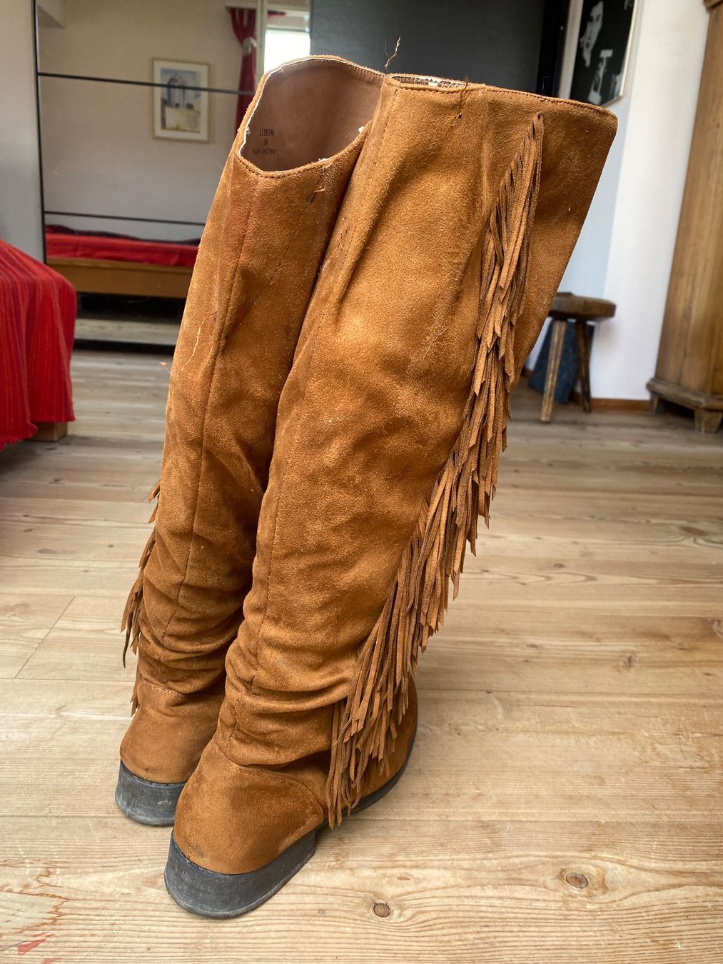 Herrenschuhe: Stiefel mit Fransen braun Grösse 43 – Gebraucht aus Wald ZH von nicolaslindt 1