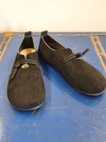 Schwarze Damenschuhe Gr.38 mit Schnürung für den Frühling