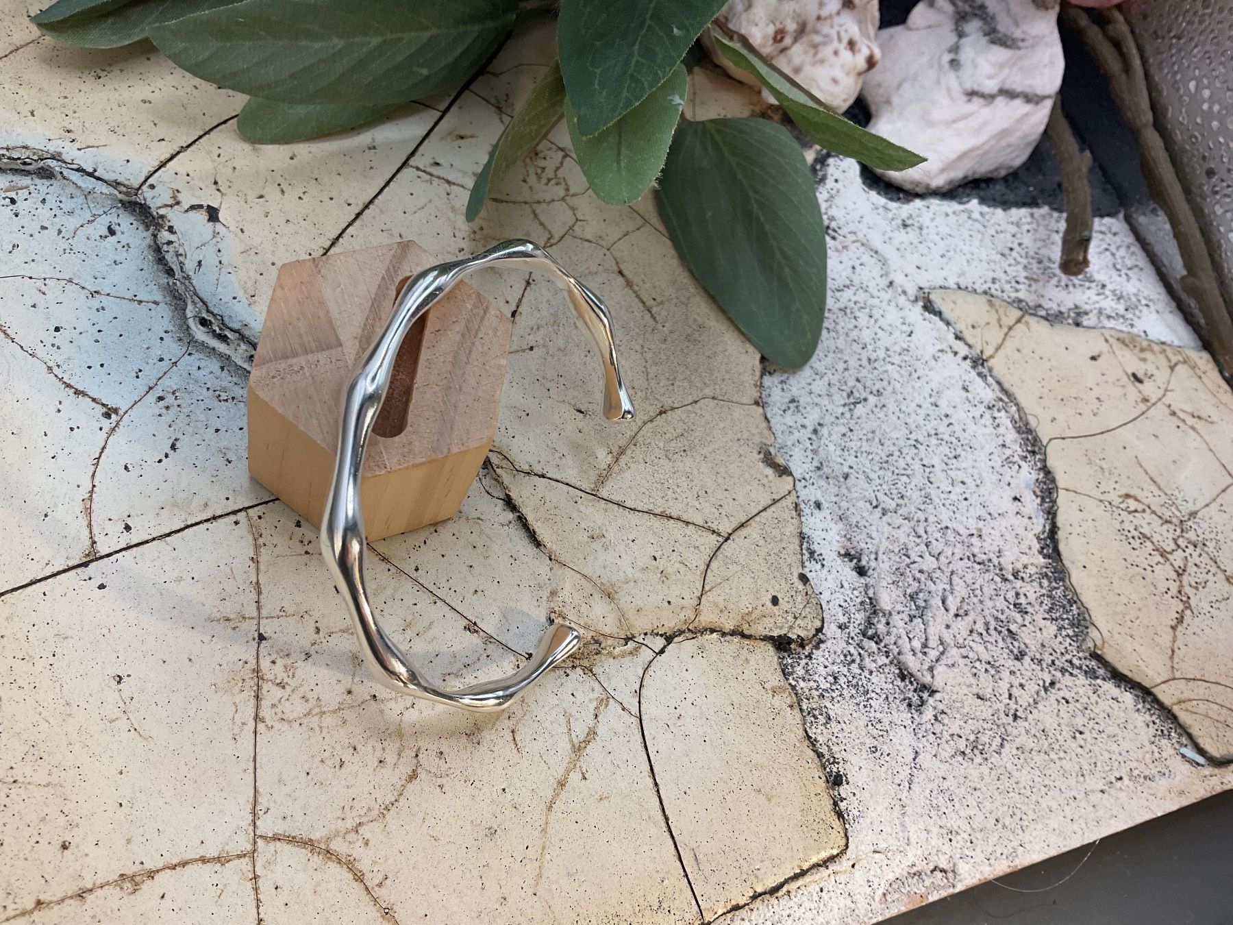Bracciali & Braccialetti: Armreif Bambusdesign, Sterlingsilber – Nuovo (secondo la descrizione) da Luzern venduto da S.Kern01 2
