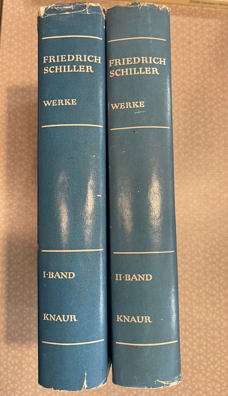 Libri: 2 Bücher - Friedrich Schiller Werke 1+2 – Usato da Urnäsch venduto da pas_5r9c 1