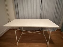 Eiermann-Tischgestell +Tischplatte (160 x 90 cm) 