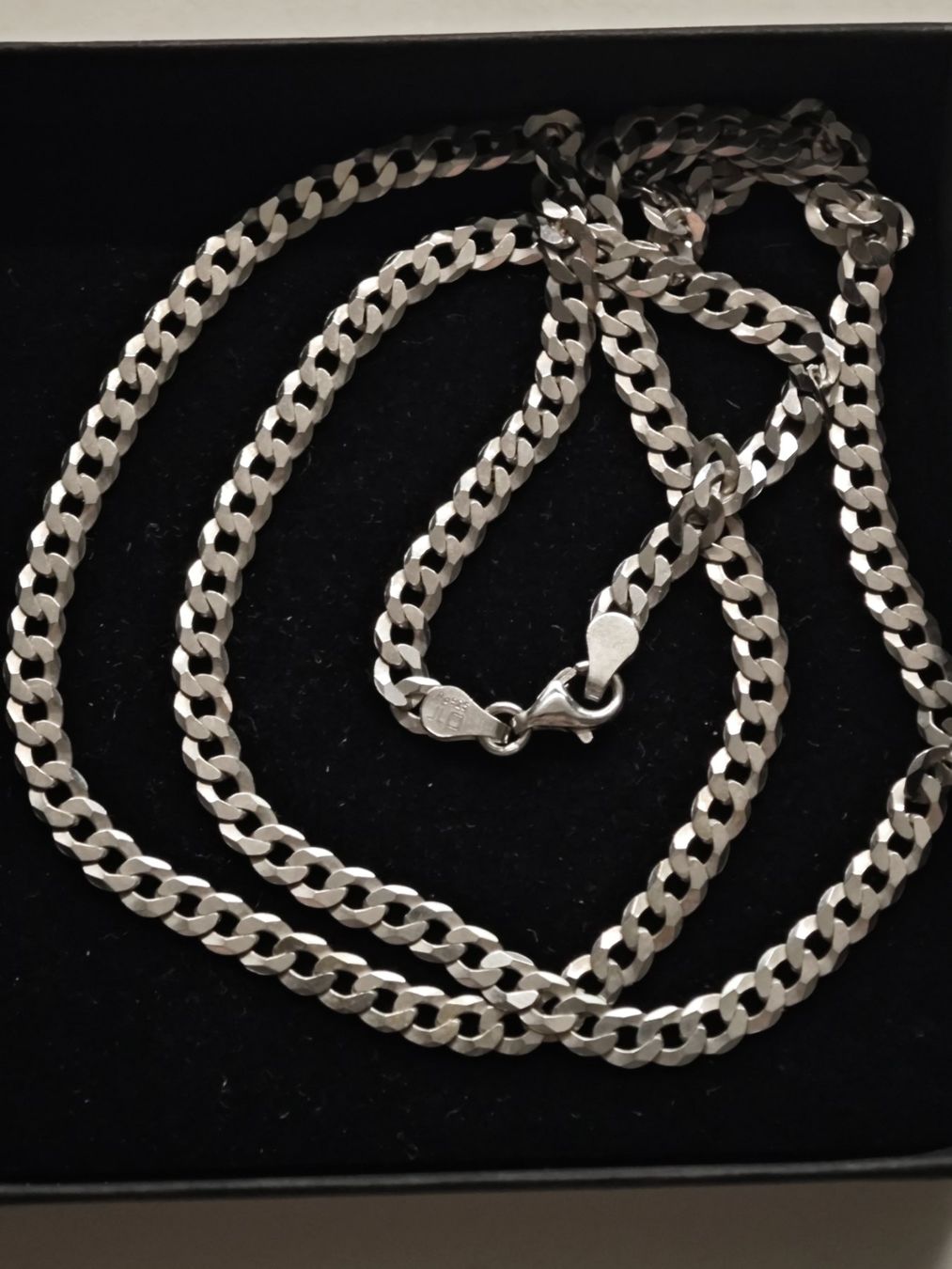 Catenine: Panzerkette 4mm 60cm 925 Silber – Nuovo e nell'imballaggio originale da Sitterdorf venduto da denizio