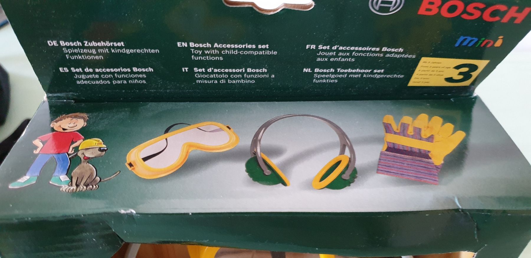 Giocattoli: Bosch kleines Kinder-Bauarbeiterset – Nuovo e nell'imballaggio originale da Zürich venduto da Gabced 1