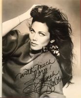 Deborah Shelton Dallas Autogramm signiert Foto 20x25cm