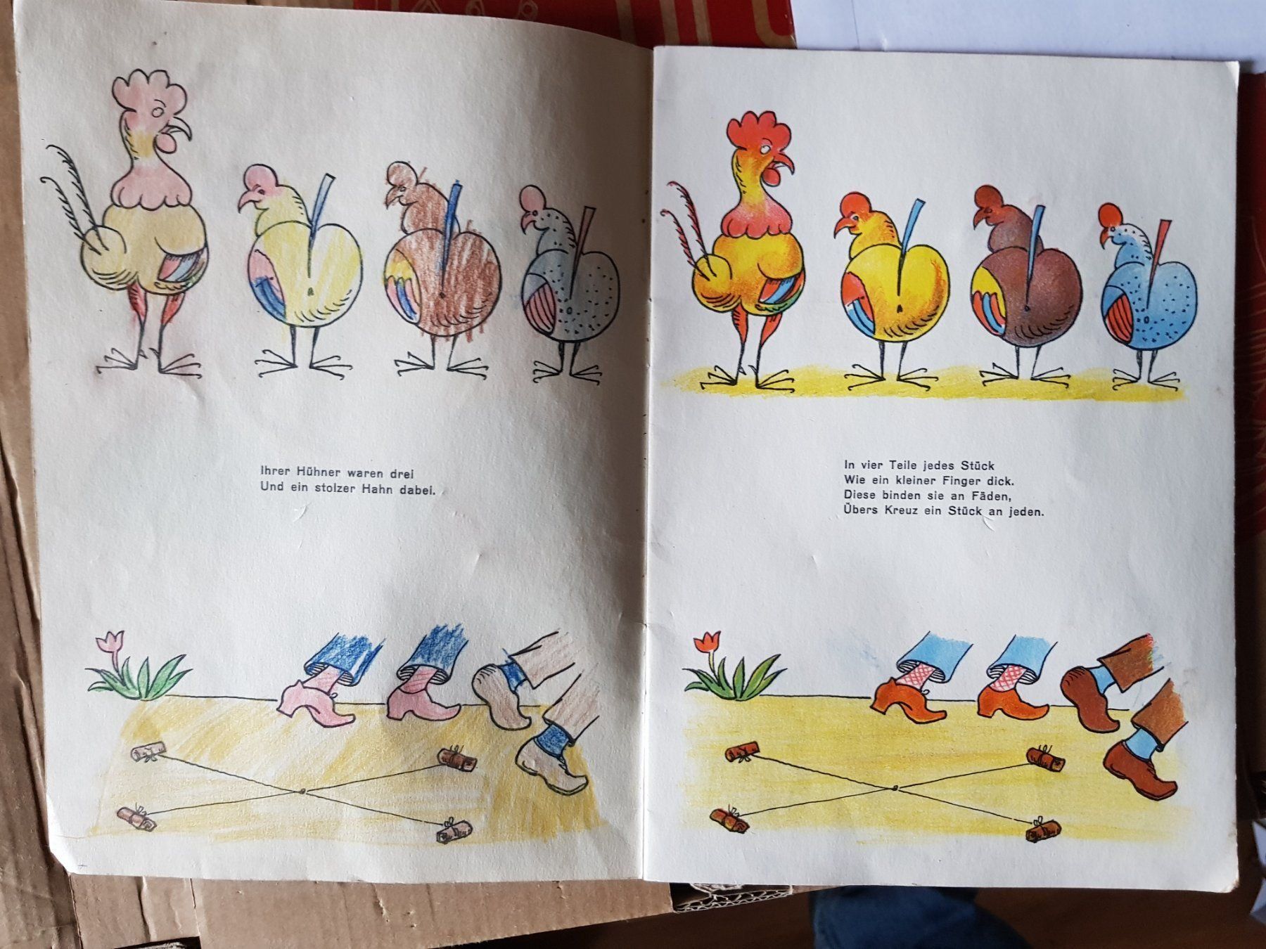 Libri: antikes Malbuch Max und Moritz 1. Streich – Usato da Walterswil BE venduto da Lonitti 1