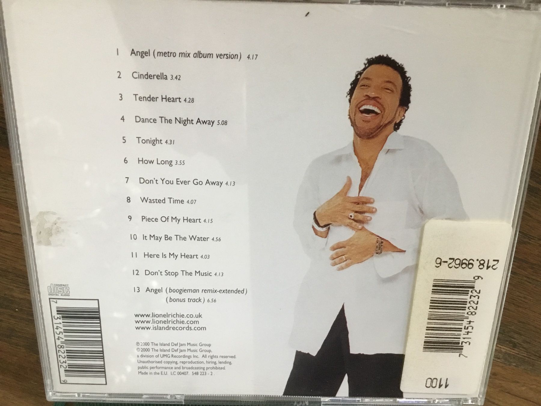 CD: Lionel Richie - Renaissance CD  💿 – Usato da Thierachern venduto da sweden08 1
