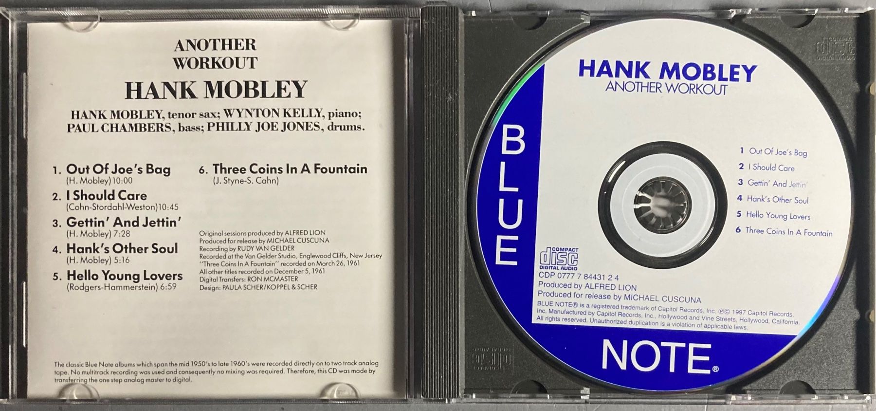 Vinyles: HANK MOBLEY - ANOTHER WORKOUT – D'occasion à Poliez-Pittet par Newtown-Records 2