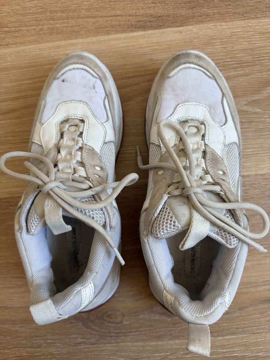 Calvin Klein Scarpe da donna: Baskets blanc/beige Calvin Klein, p.39 – Usato da Tavannes venduto da Thriftshop 1