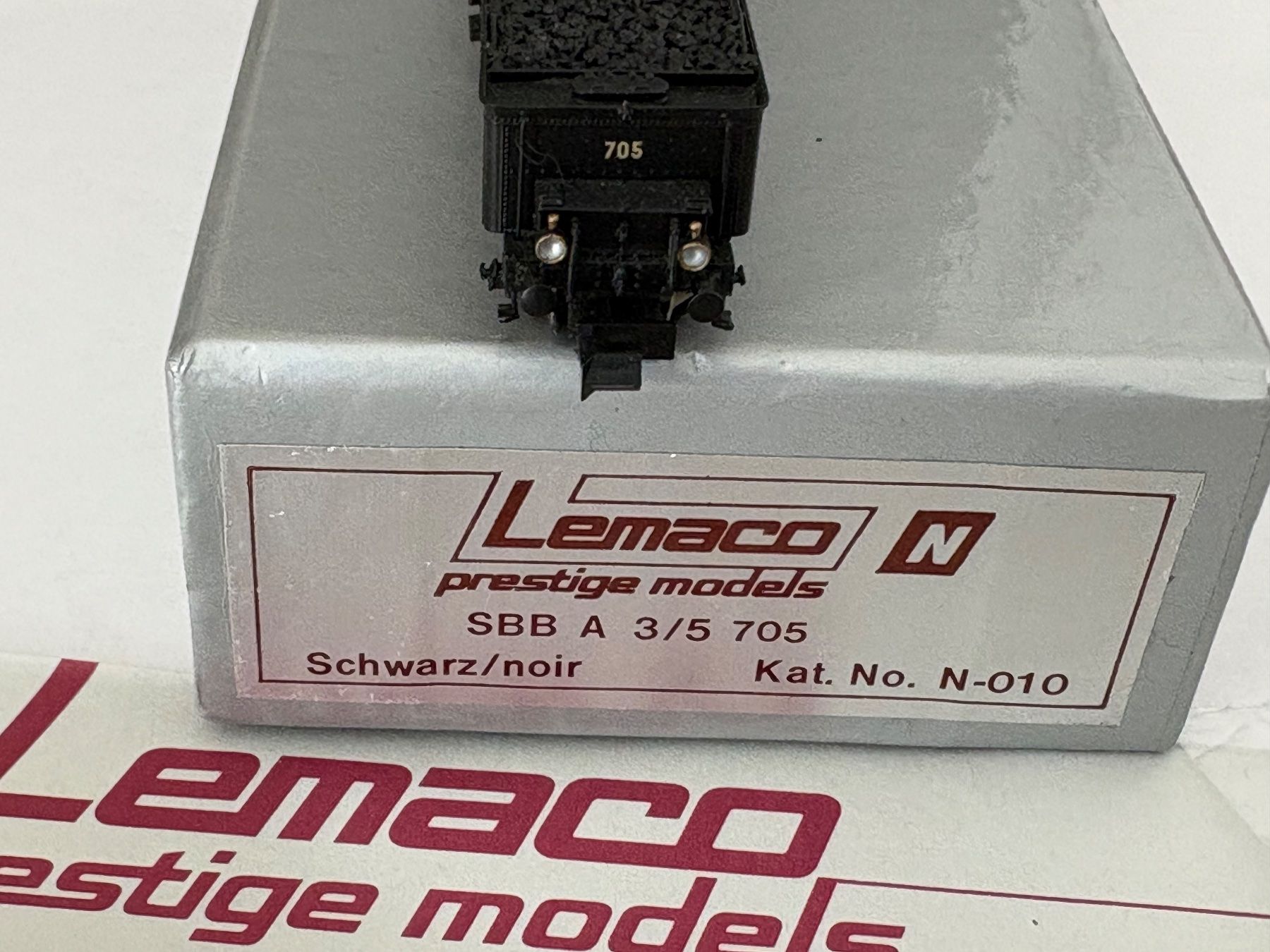 Lemaco Modellini di ferrovie: Lemaco N 010 Dampflok A 3/5 SBB 705 – Nuovo (secondo la descrizione) da Hauterive NE venduto da eriamch 4