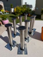 8 stück Bein, Edelstahl, 16 cm - Ikea