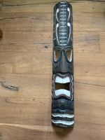 Masque Tiki en bois exotique - Déco ethnique originale