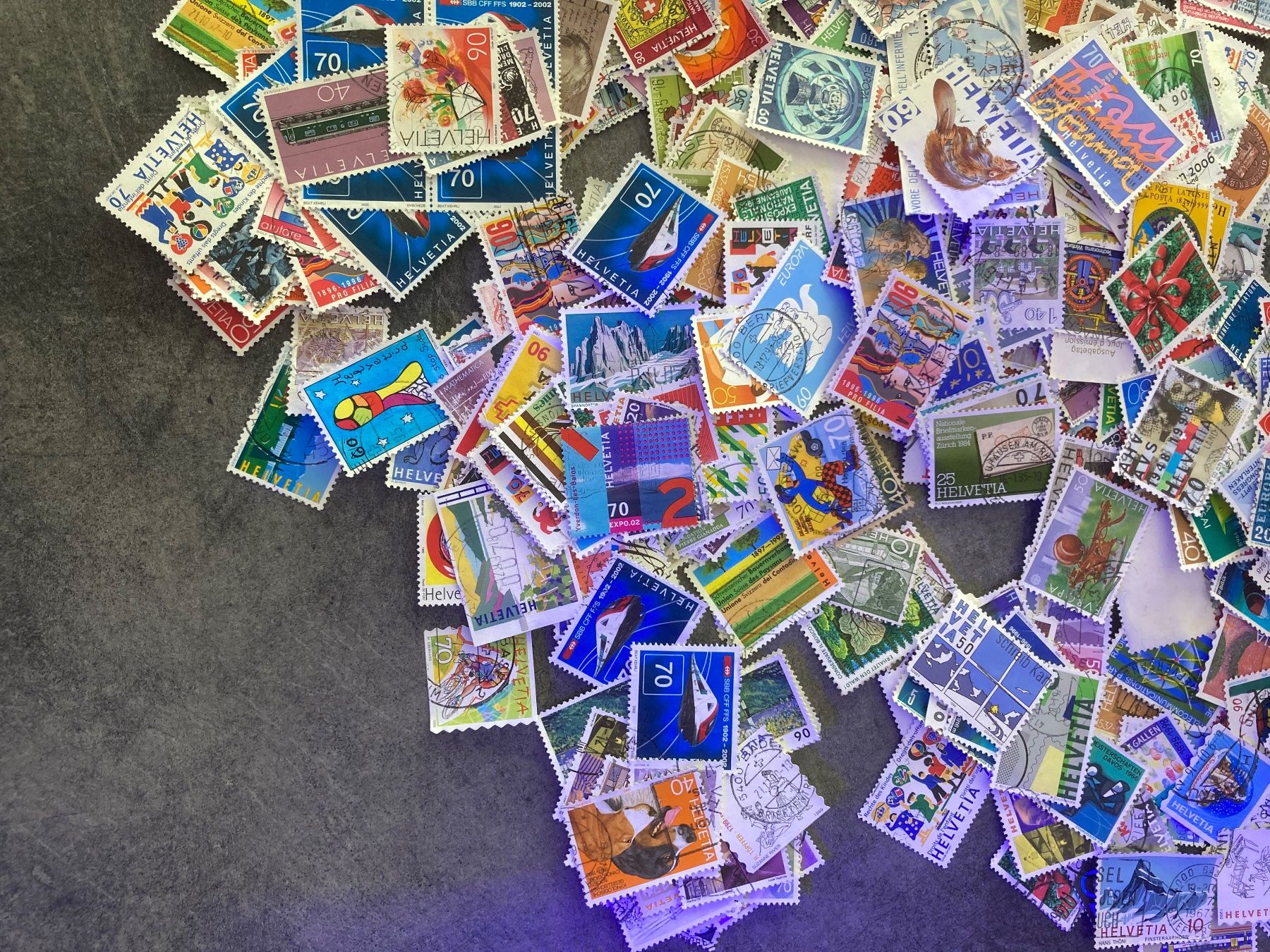 Alle Briefmarken: ca. 450 gr. abgelöste Schweizer Briefmarken – Gebraucht aus Reinach BL von RetroGamesSportsMore 8