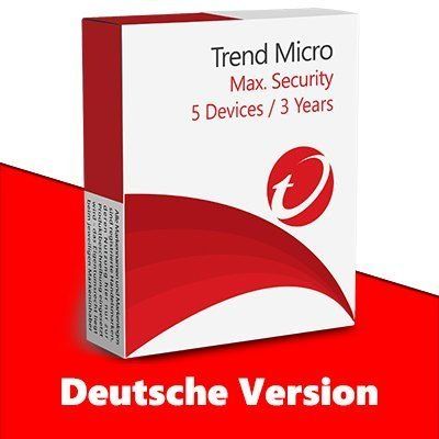 Trend Micro Maximum Security 5 Geräte 3 Jahre - DE (Neu (gemäss ...